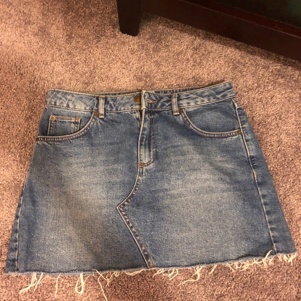 Urban outfitters medium mini denim skirt